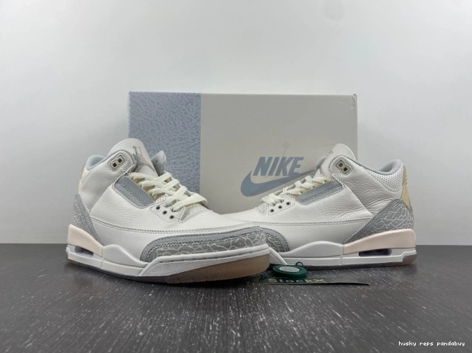 Rep Husky 3 FJ9479-100 Air Craft Ivory Jordan 0626